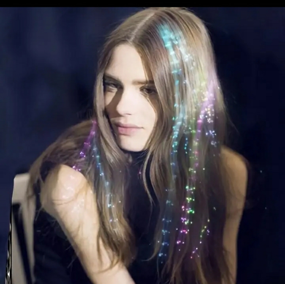 Fiber Optic Hair Clip.